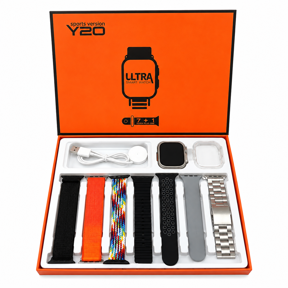 Y20 Smartwatch 7 Straps