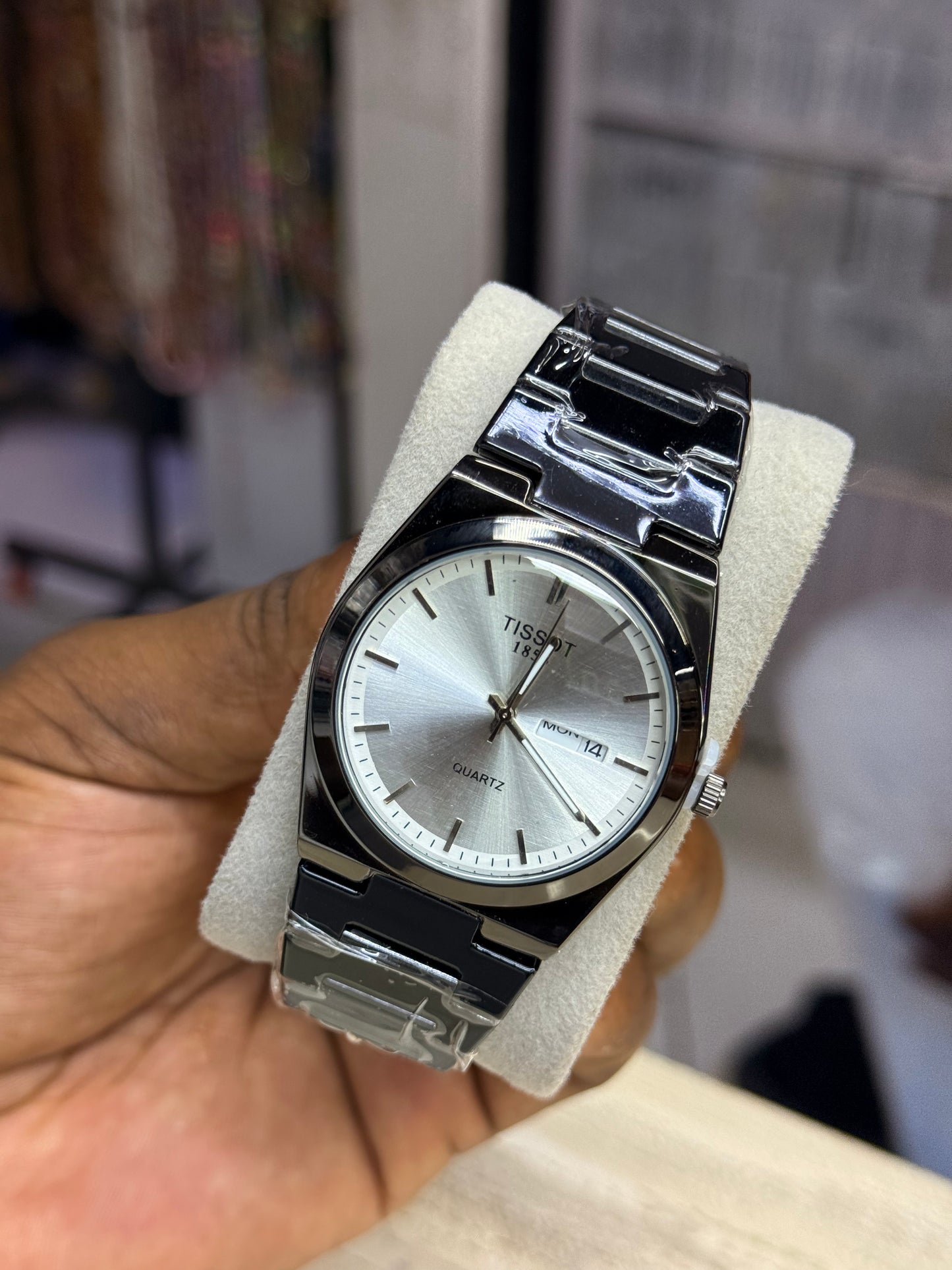 Tissot black stainless steel