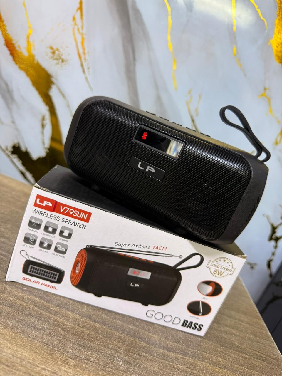 Wireless Bluetooth Speaker.LP - V57 Super Bass Radio. FM,USB TF card