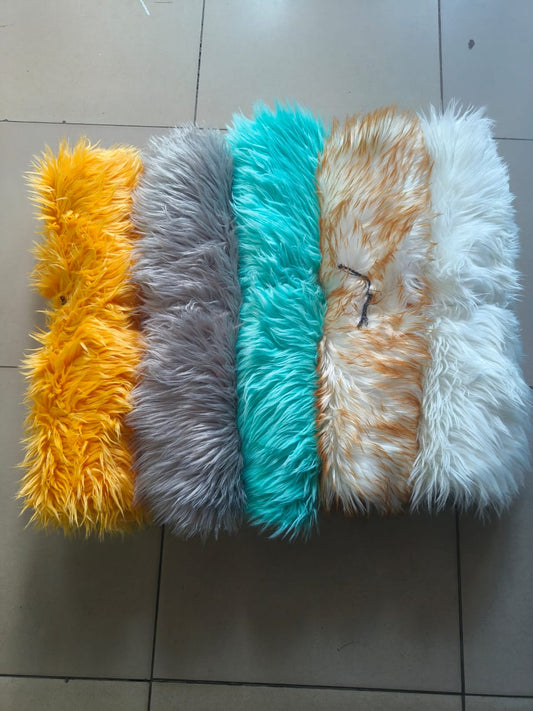 Faux Fur Multipurpose Decorative Throw Rugs