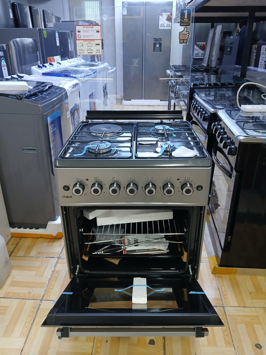 Mika 58*58 3gas + 1electric  Standing Cooker (MST58U31E4DG