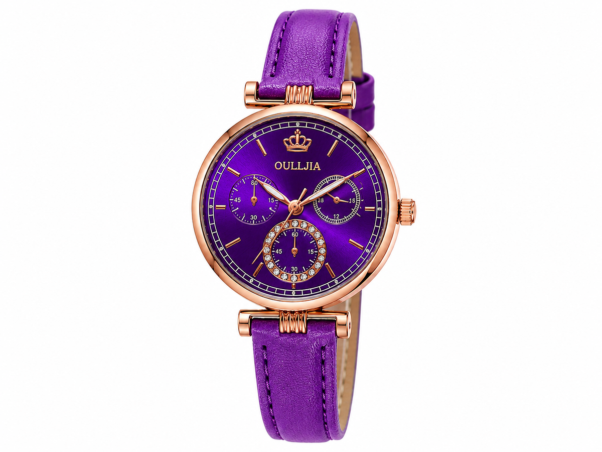 OULLJIA Women’s Elegant Rose Gold Watch