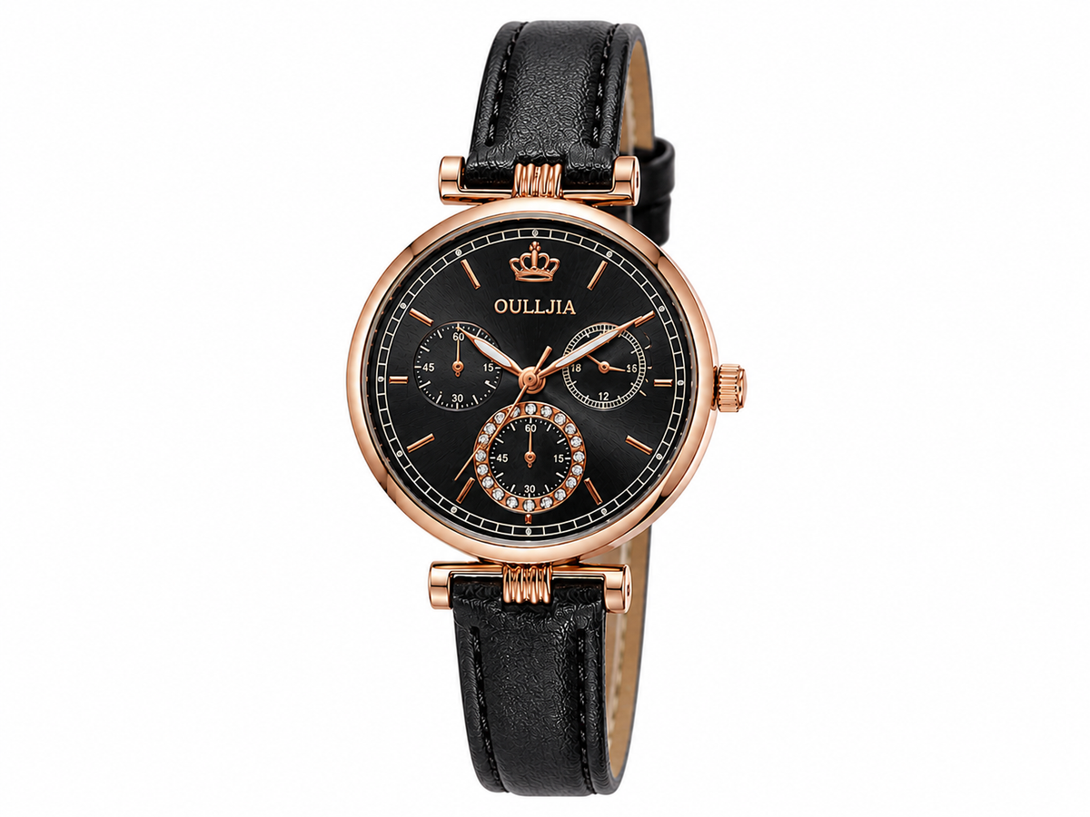 OULLJIA Women’s Elegant Rose Gold Watch