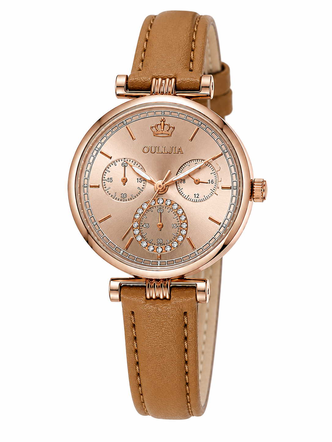 OULLJIA Women’s Elegant Rose Gold Watch