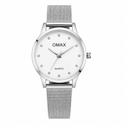 OMAX Women’s Classic Mesh Strap Quartz Watch
