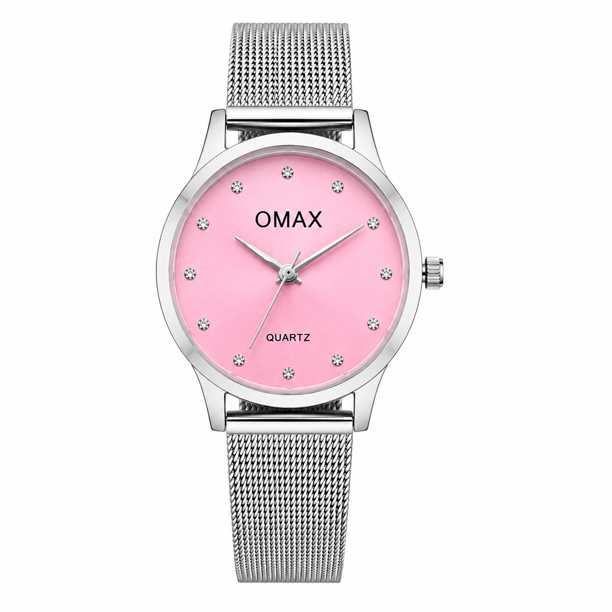 OMAX Women’s Classic Mesh Strap Quartz Watch