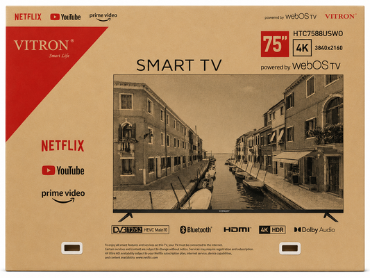 Vitron 75" Smart WebOS 4K UHD TV HTC5588USWO