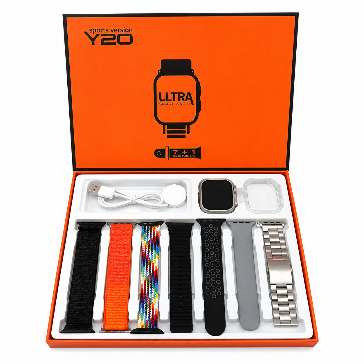 Y20 Smartwatch 7 Straps