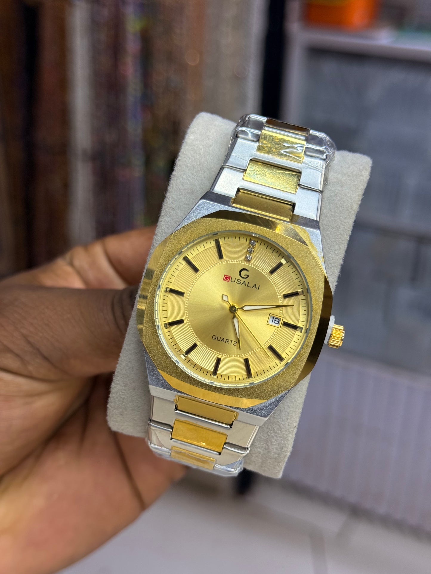 Gusalai stainless steel watch
