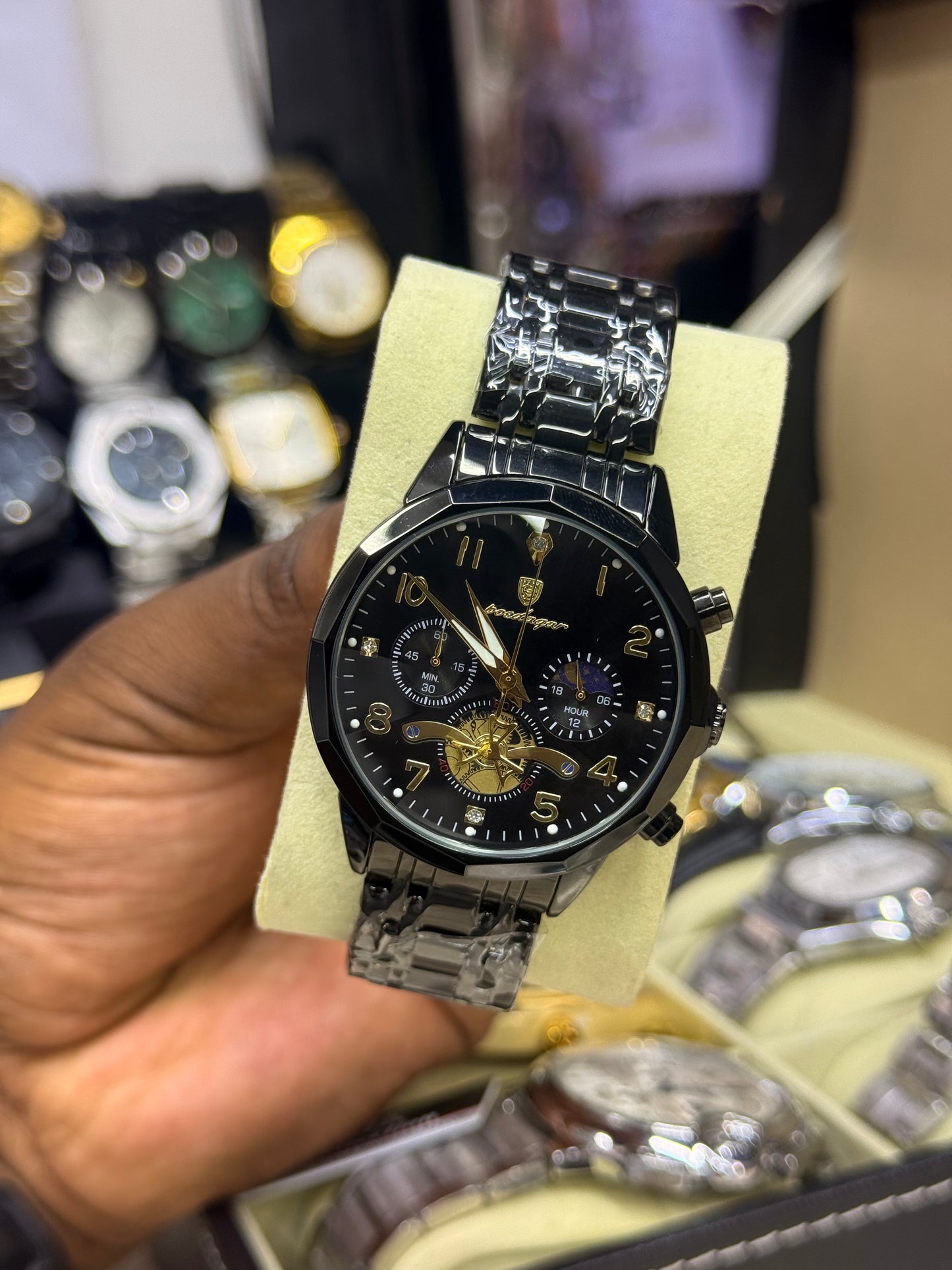 POEDAGAR WATCH 938 chronograph watch