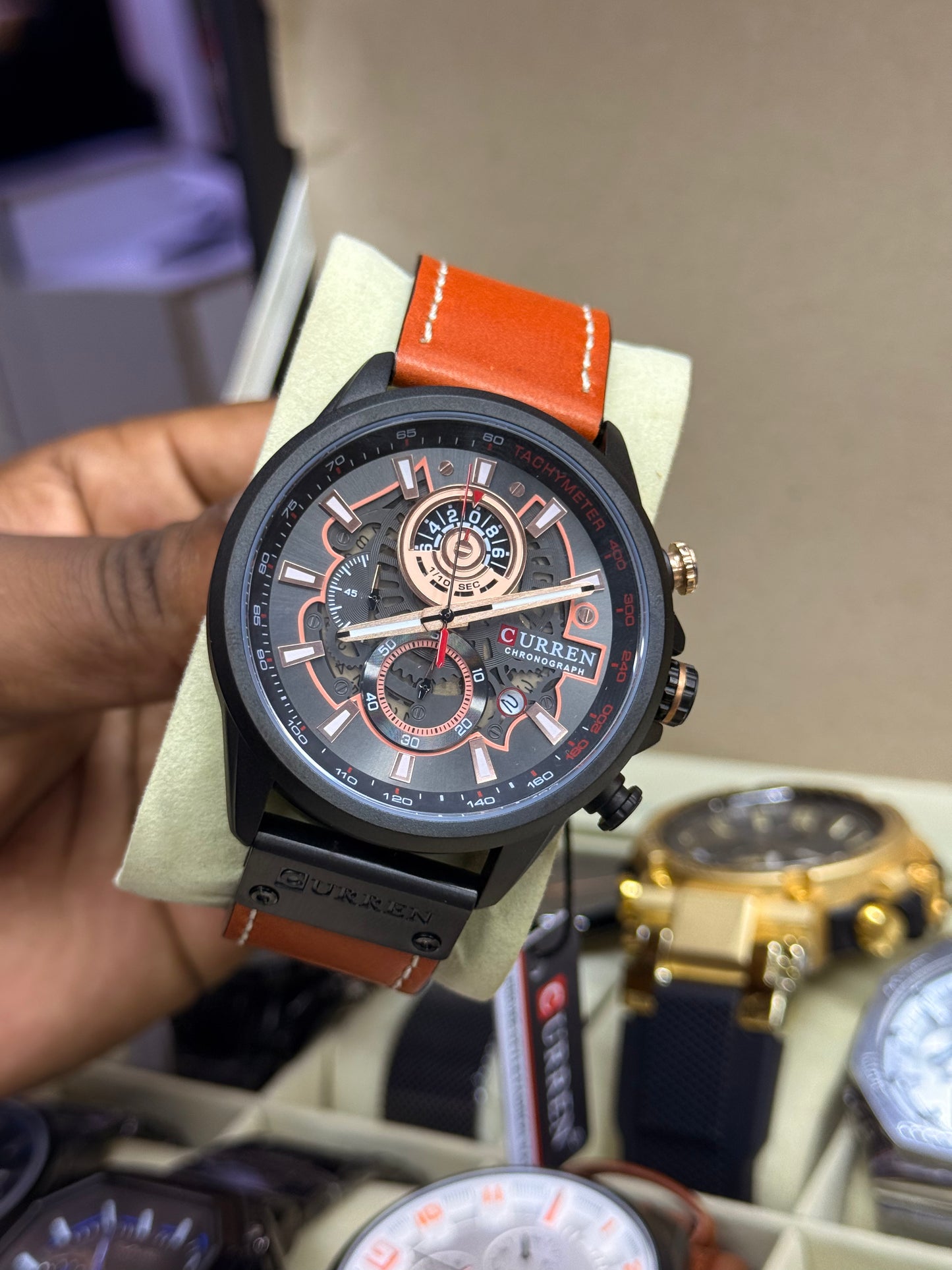 Curren M 8291 Men classy leather watch