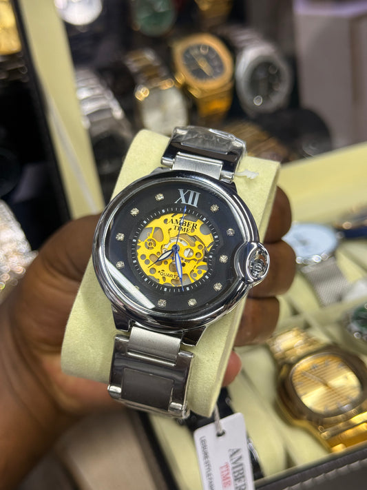 Amber Time HPS8076 Men Stainless steel watch