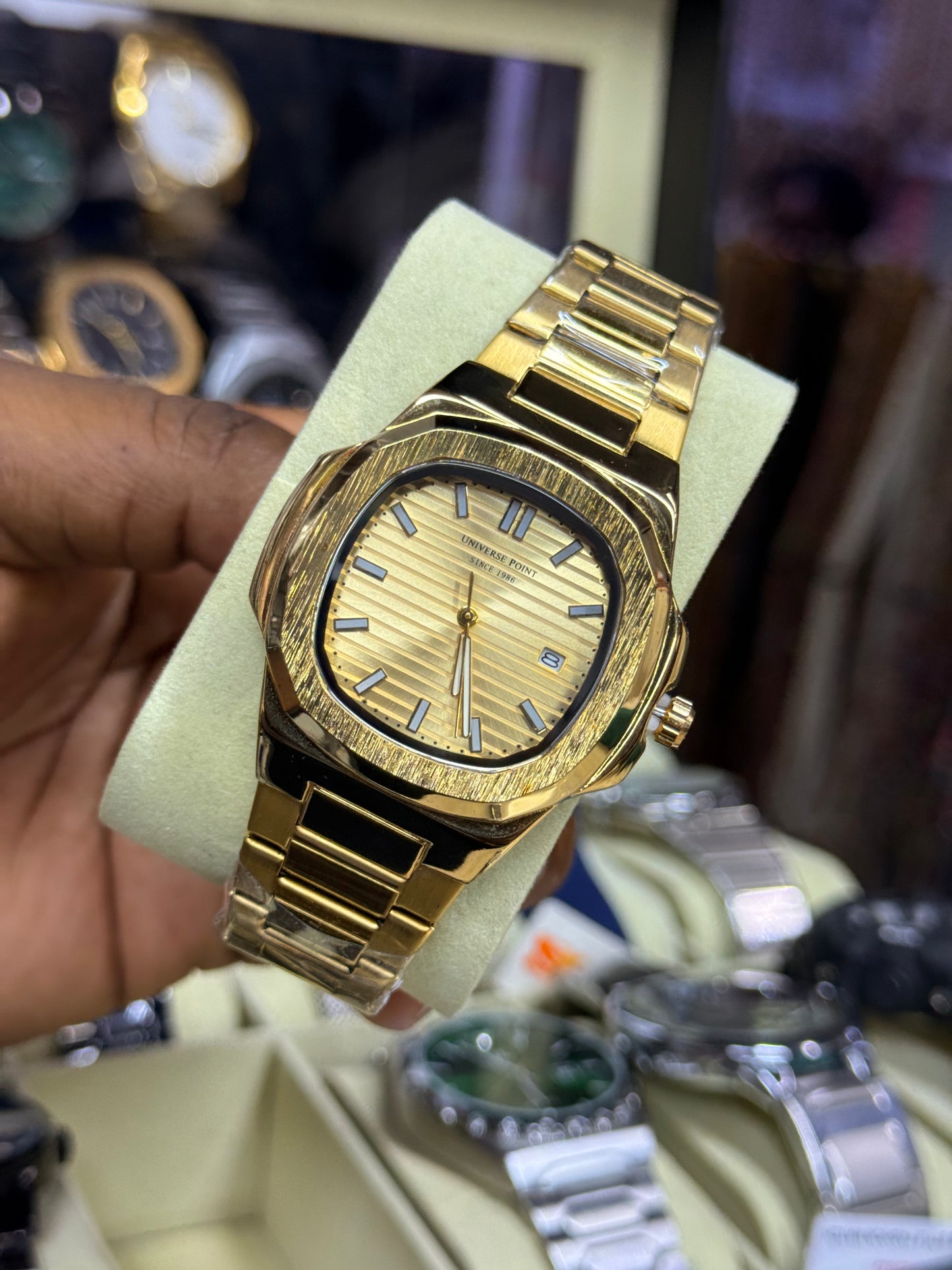 Universe point Stainless Steel Water Resistant Watch