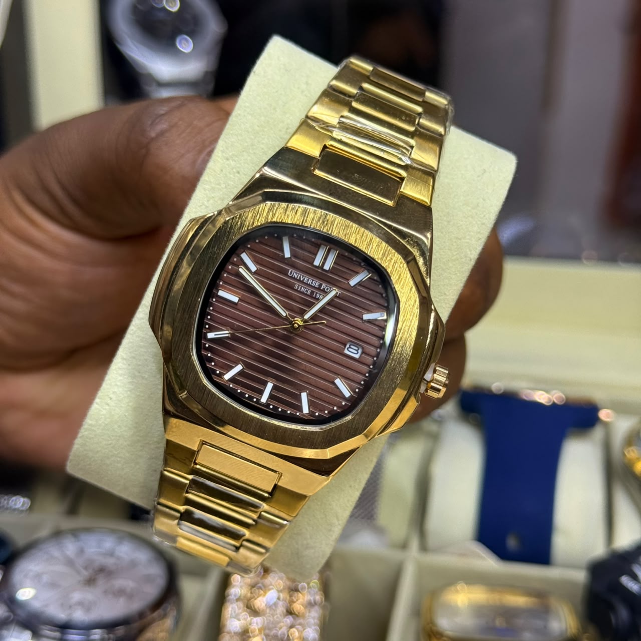 Universe point Stainless Steel Water Resistant Watch