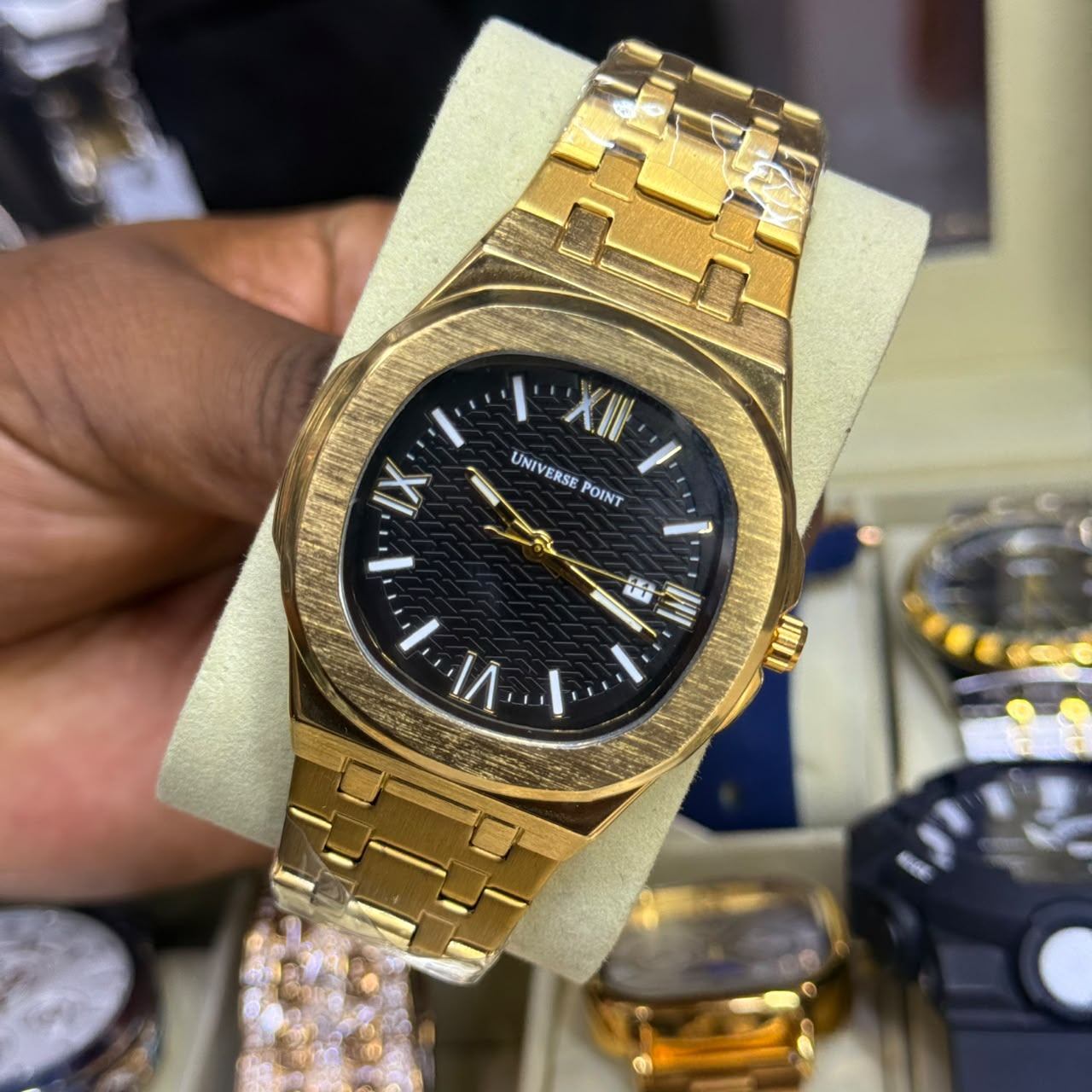 Universe point Stainless Steel Water Resistant Watch
