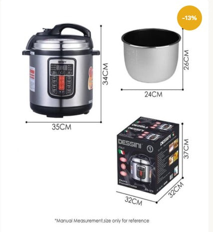 Dessini Electric Pressure Cooker-6liters