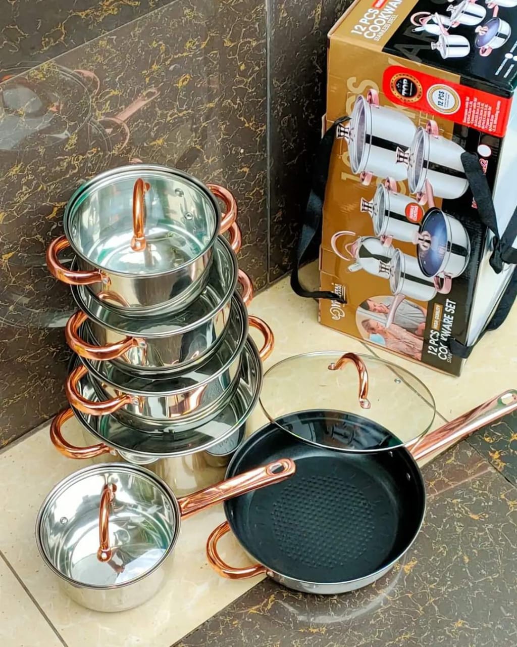 12 pcs Yimmatel cookware