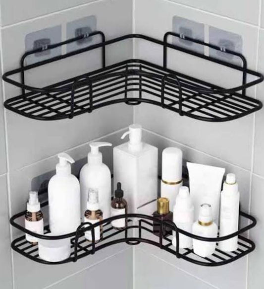 Bathroom/toilet corner shelf