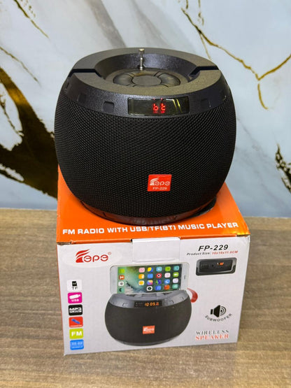 Epe FP-229 Bluetooth Speaker - Portable, Long Battery Life, FM Radio
