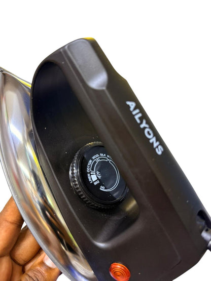AILYONS Quality Dry Iron Box With Titanium Teflon Non-stick Soleplate